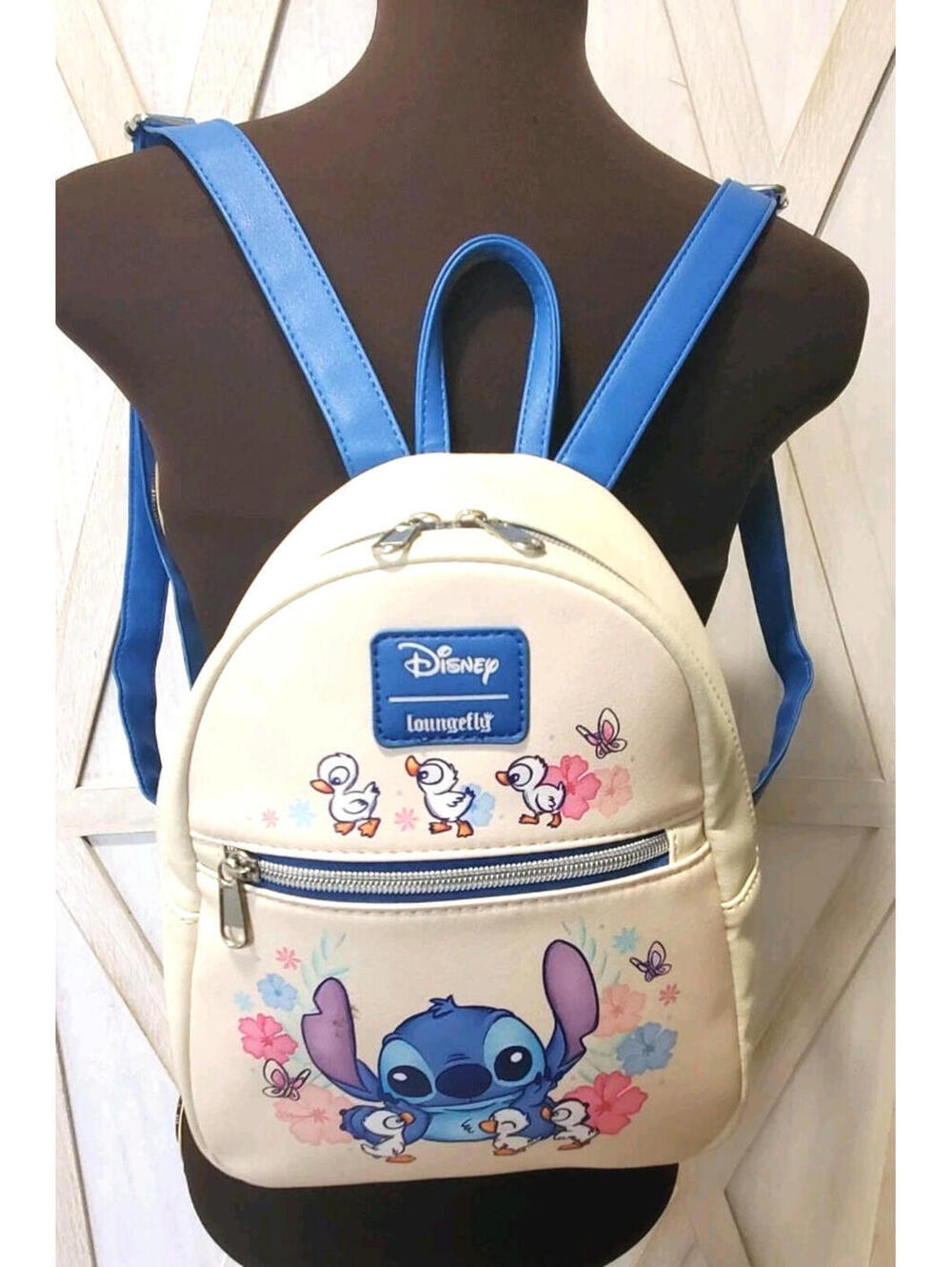 Loungefly Disney Lilo & Stitch Stitch With Ducks Ducklings Mini Backpack